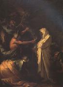 The Spirit of Samuel Called up before Saul by the Witch of Endor (mk05) Salvator Rosa